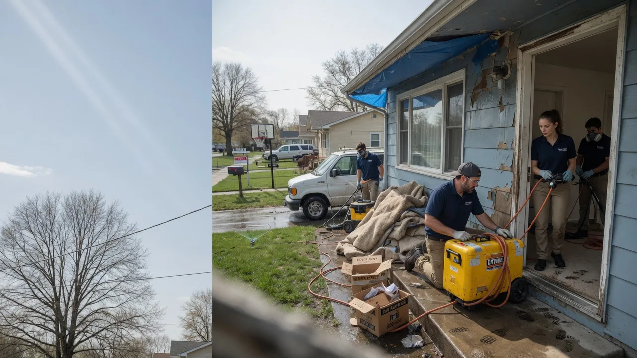 Basement Flood Cleanup in Bunker Hill, IN near me